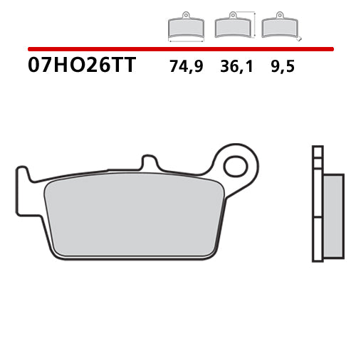 Pastiglie Brembo posteriori ceramic