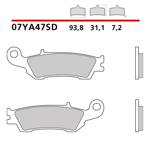 Pastiglie Brembo anteriori standard