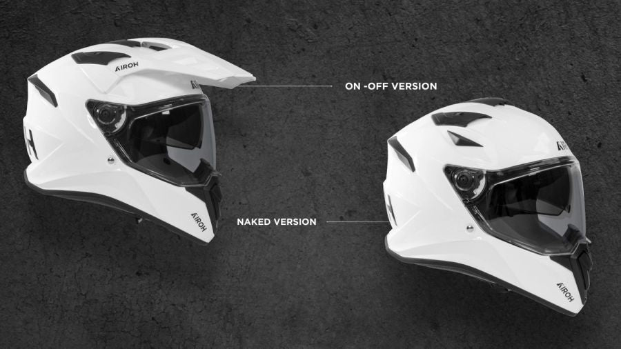 Airoh Bandit Casco 2-1 Integrale on-off e naked
