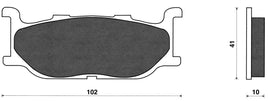 Coppia pastiglie freno Anteriori C4 per Yamaha Majesty 400 2004-2004