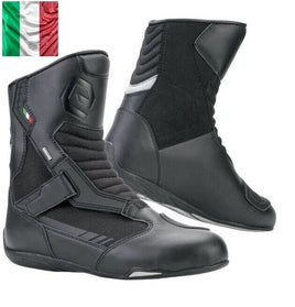 Eleveit Stivali T OX Evo Nero Scarpe Pelle Stivaletti Touring Rinforzate Stivali