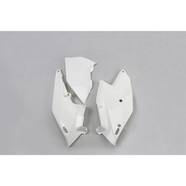 Fianchetti portanumero per KTM 500 EXC-F (17-19) bianchi*