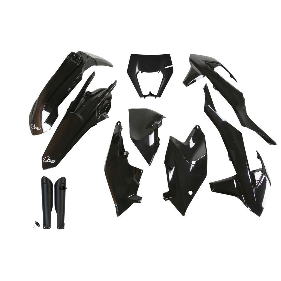 Kit plastiche per KTM 125 XC-W (17-19) - colore nero