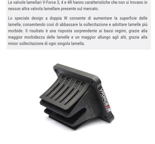 Pacco lamellare PER Yamaha YZ 125 (05-22) - V-Force 4 R