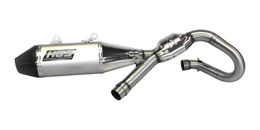 Scarico HGS Yamaha YZ 450 F (18-19) completo - Fondello carbonio