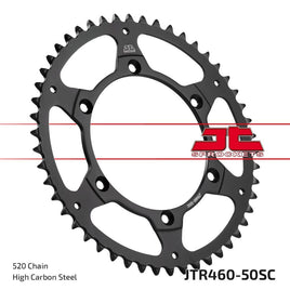 Corona JT acciaio Kawasaki KX 125 (80-08) 50 denti scaricata