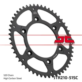 Corona JT acciaio Honda CRF 450 R (02-24) 51 denti scaricata
