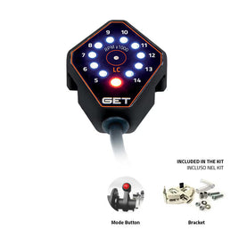 CONTAGIRI RPM DASH+LAUNCH CONTROL+LUCE CAMBIATA PER KAWASAKI KX F 250 2018 2019