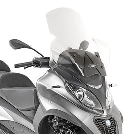 KAPPA Parabrezza Trasparente Spoiler 71,5 X 65 Cm Per Piaggio MP3 400 2018-2021 - LGMoto SRL