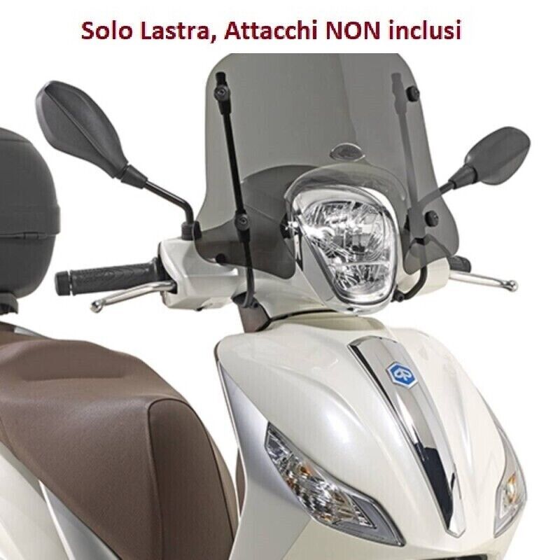 KAPPA Cupolino Fumé Solo Lastra 22,5X44Cm Per Piaggio Medley 125 2016-2019 - LGMoto SRL