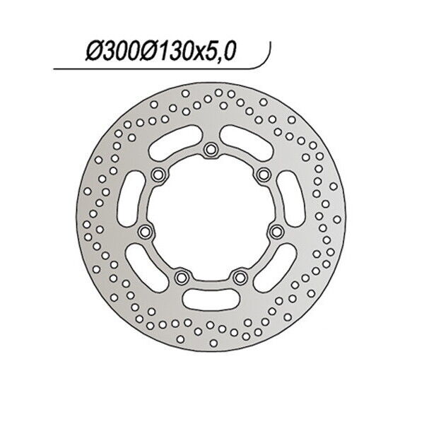 1037 NG DISCO FRENO ANT per KAWASAKI 800 Vulcan B Classic 1996-2006