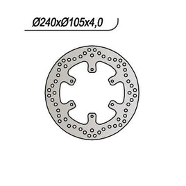 1090 NG DISCO FRENO ANT per PIAGGIO 50 NRG POWER H2o NO ABS E4 2018-2020