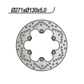 170 NG DISCO FRENO ANT per KAWASAKI 600 GPZ R Ninja 1985-1988