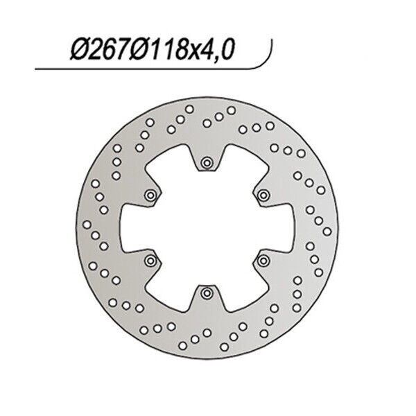 314 NG DISCO FRENO ANT per YAMAHA 600 TT S 1993-1996