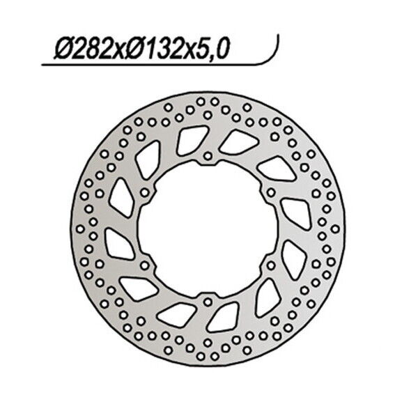 321 NG DISCO FRENO POST per YAMAHA 1200 XTZ SUPER TENERE ZE 2014-2020