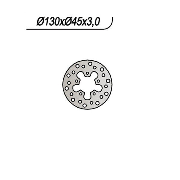 427 NG DISCO FRENO POST per POLINI 50 X 3 Senior 1999-2000