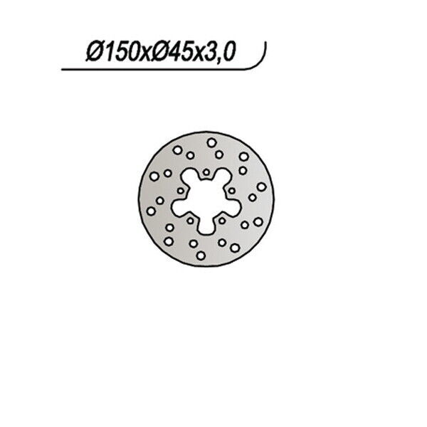 426 NG DISCO FRENO ANT per POLINI 50 X 1 Young 1999-2000