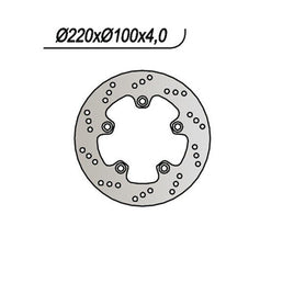 443 NG DISCO FRENO ANT per SUZUKI 150 UC Epicuro / UC Epicuro R 1999-2003