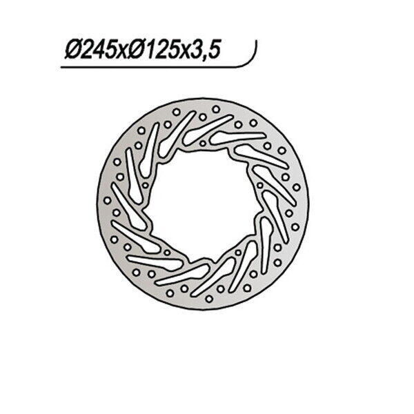 471 NG DISCO FRENO ANT per DERBI 125 GP1 E2 / Low Seat E3 2005-2006