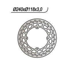 473 NG DISCO FRENO ANT per HONDA 250 CRE R 1992-1994