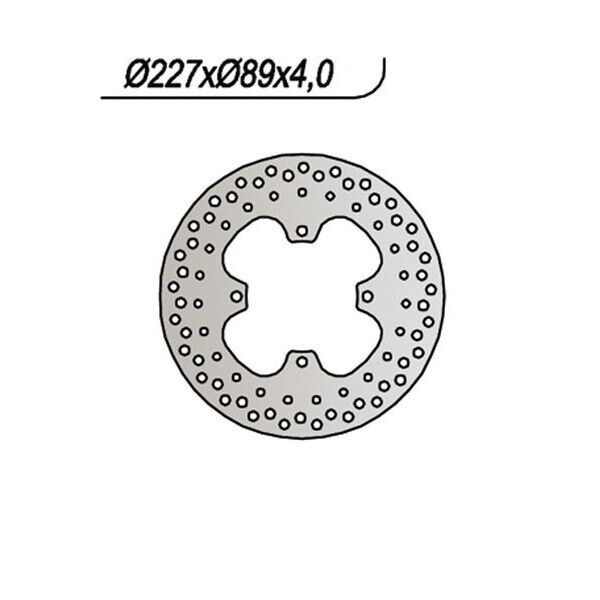 652 NG DISCO FRENO ANT DX o SX per POLARIS 700 Sportsman 2001-2002
