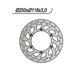 675 NG DISCO FRENO ANT per YAMAHA 125 YZ 2001-2016