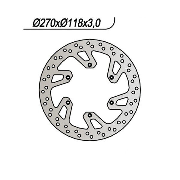 719 NG DISCO FRENO ANT per SUZUKI 250 DR R (SJ45A) 1995-2000