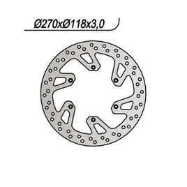 719 NG DISCO FRENO ANT per SUZUKI 350 DR SE 1998-1999