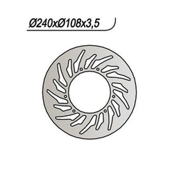 837 NG DISCO FRENO ANT OEM per MBK 50 X Limit 2003-2003