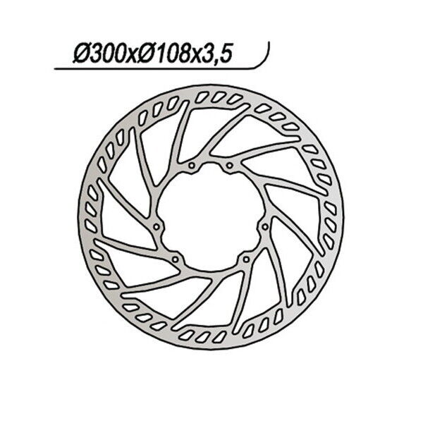 841 NG DISCO FRENO ANT OEM per DERBI 50 Senda SM DRD Racing (SR2A2B) 2004-2005