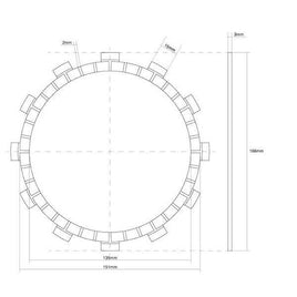 FCC FRIZIONE DISCO SINGOLO GUARNITO originale per YAMAHA 1200 FJ ABS 1991-1992