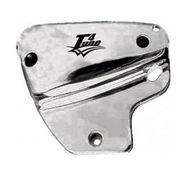 T4 Tune Coperchio cassa filtro silver per Peugeot Trekker 50 R10 1998 - 2003