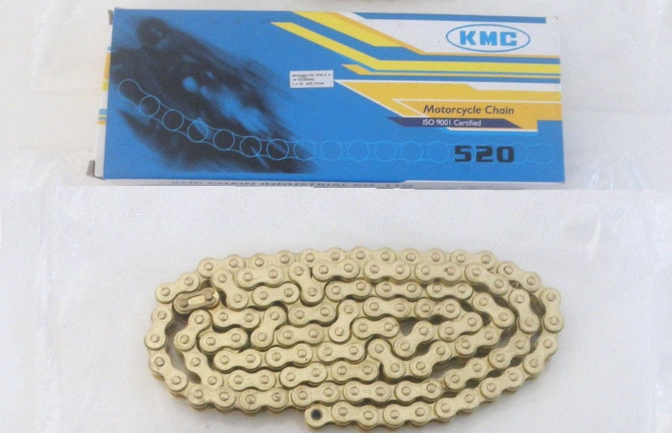 3869 KMC CATENA ORO GOLD 520 X 118 per Honda XR R 250 1984 1985 1986 1987 1988