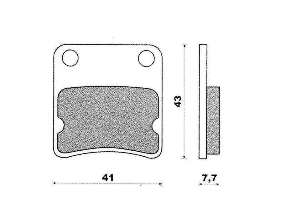 Coppia pastiglie freno Anteriori per Honda Dio ZX 50 1992000