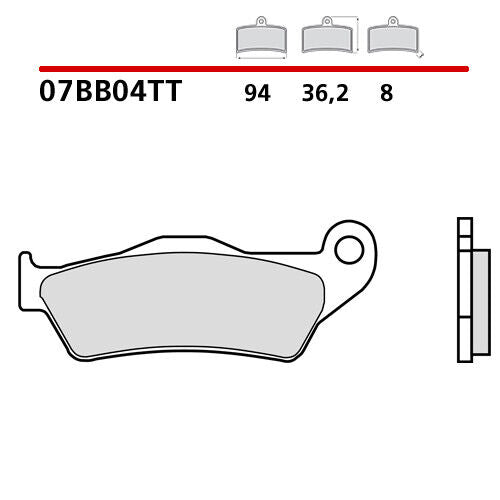 Pastiglie Brembo per Husaberg 300 TE (11-14) anteriori ceramic