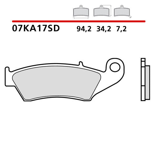 Pastiglie Brembo per Honda CRF 450 RX (17-24) anteriori standard