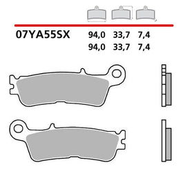Pastiglie Brembo per Fantic 125 XE (23) anteriori race