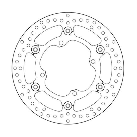 Disco freno Brembo Serie Oro per Kawasaki KX 250 F (15-23) anteriore flottante