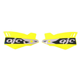 Coppia paramani OJC SHARK universali gialli fluo (adesivo bianco)