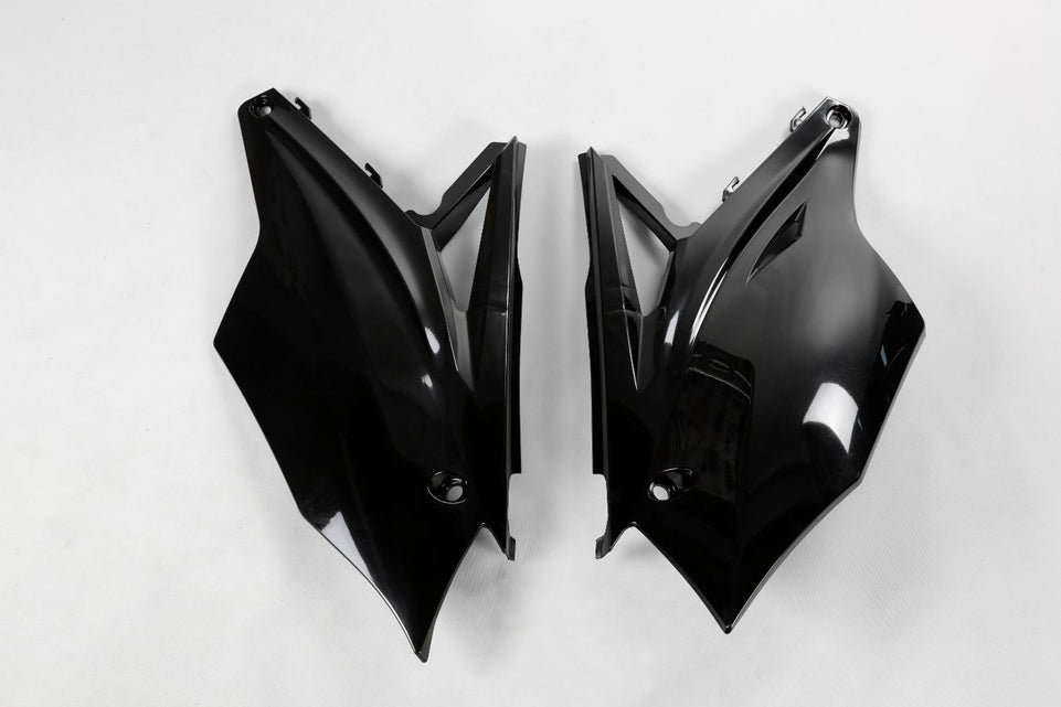 Fianchetti portanumero per Kawasaki KX 450 F (16-18) neri