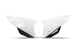 Fianchetti portanumero per Honda CRF 450 R (21-23) bianchi