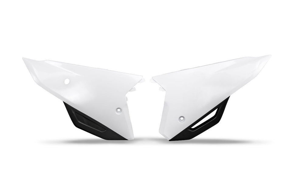 Fianchetti portanumero per Honda CRF 450 R (21-23) bianchi