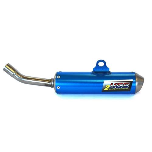 Scarico HGS Fantic 125 XX (22-23) - Silenziatore Marmitta Scarico anodizzato blu