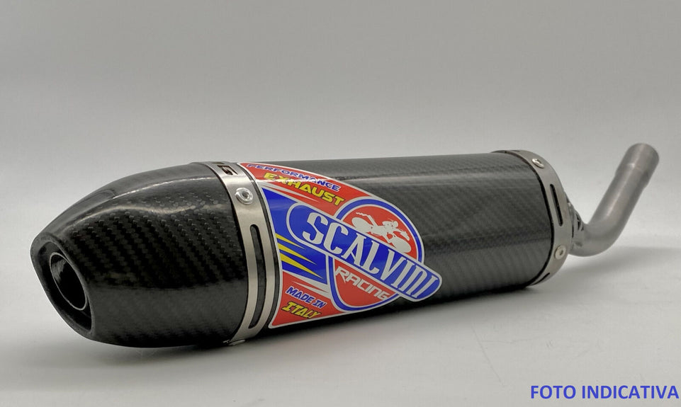 Scalvini TM SMR 125 (08-16) - Silenziatore Marmitta Scarico Full Carbon