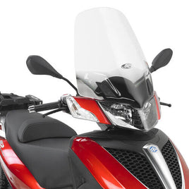 KAPPA Lastra Parabrezza Trasparente Spoiler Per Piaggio Mp3 Yourban 125 2011-18