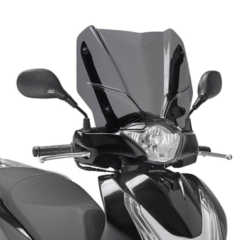 KAPPA Lastra Cupolino Fumé Spoiler 36,5 X 45 Cm Per Honda SH 150i ABS 2012-2016