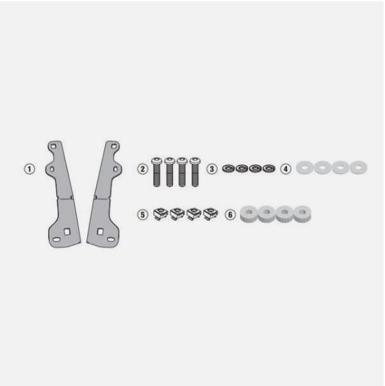 KAPPA Kit Attacchi Per Parabrezza Per BMW F 750 GS 2018-2020