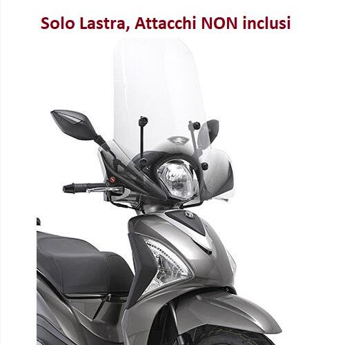KAPPA Parabrezza Trasparente Solo Lastra 49X66 Per SYM Symphony ST 200 2015-2020