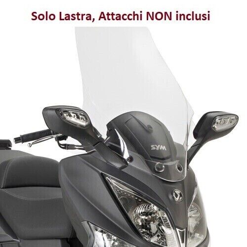 KAPPA Lastra Parabrezza Trasparente Spoiler 82X59 Per SYM Joymax 300i 2012-2019