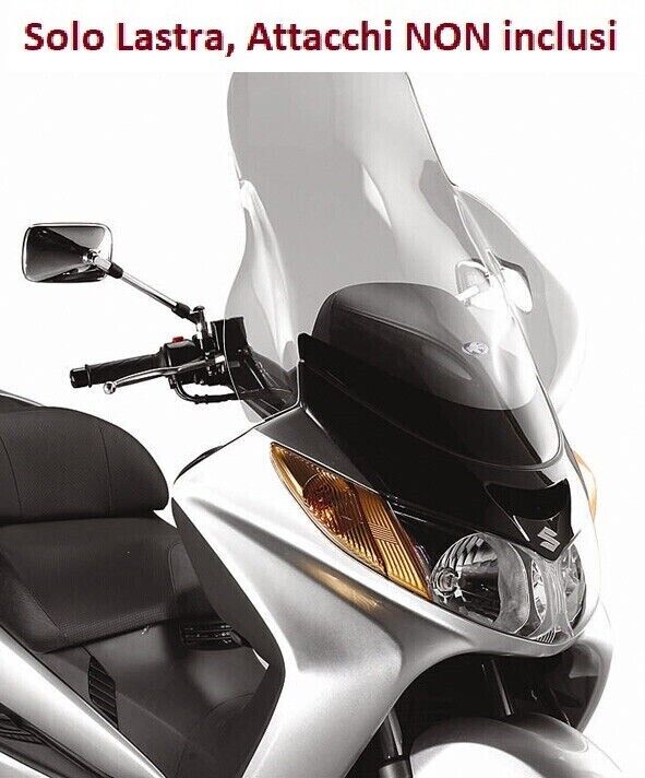 KAPPA Lastra Parabrezza Trasparente Per Suzuki AN 400 Burgman Type-S 2005 - LGMoto SRL